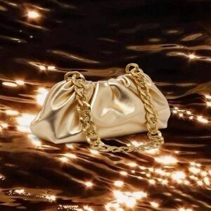 Cult Gaia Dulce gold shoulder bag NWTs